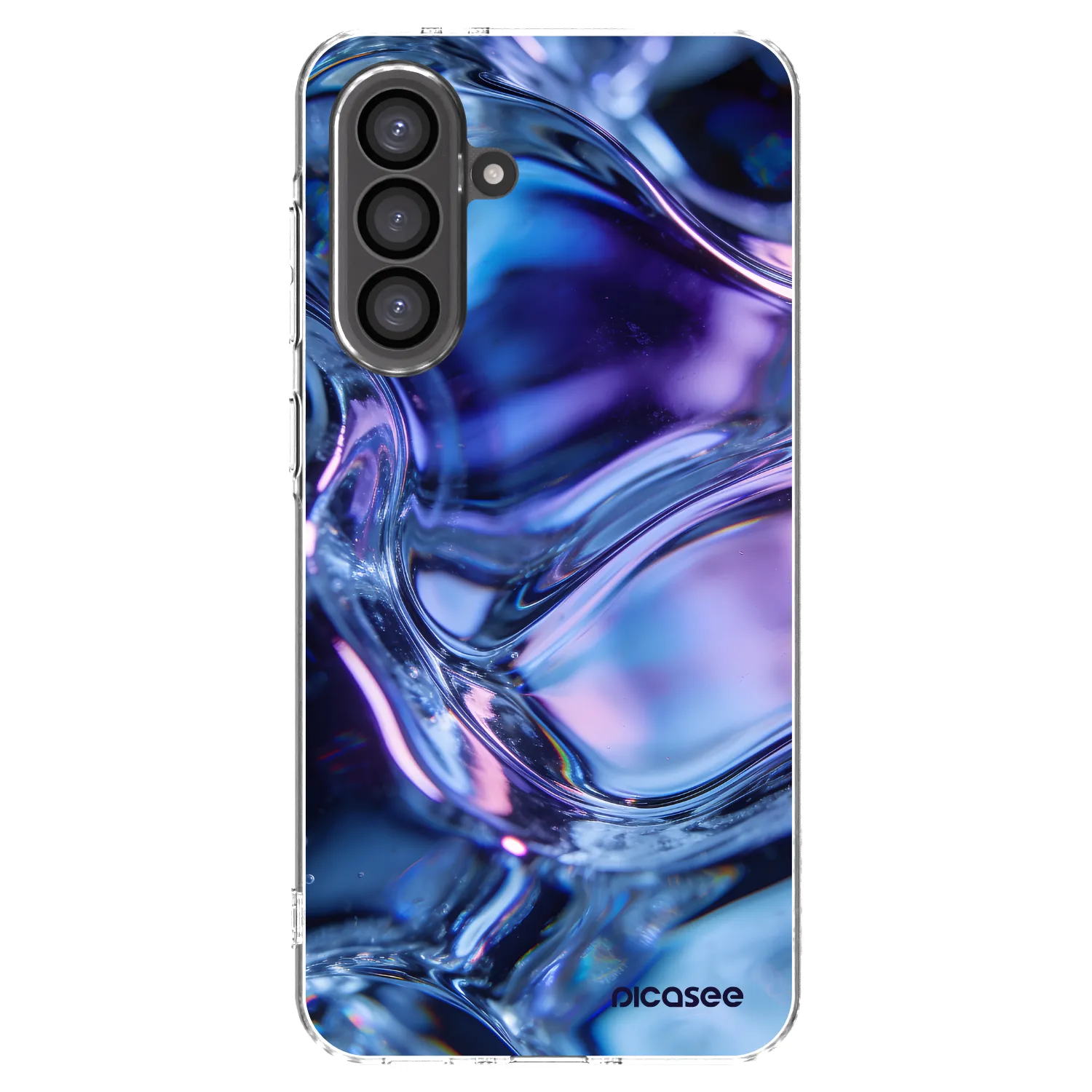Picasee silikonski prozorni ovitek za Samsung Galaxy A56 5G A566B - Iris liquid