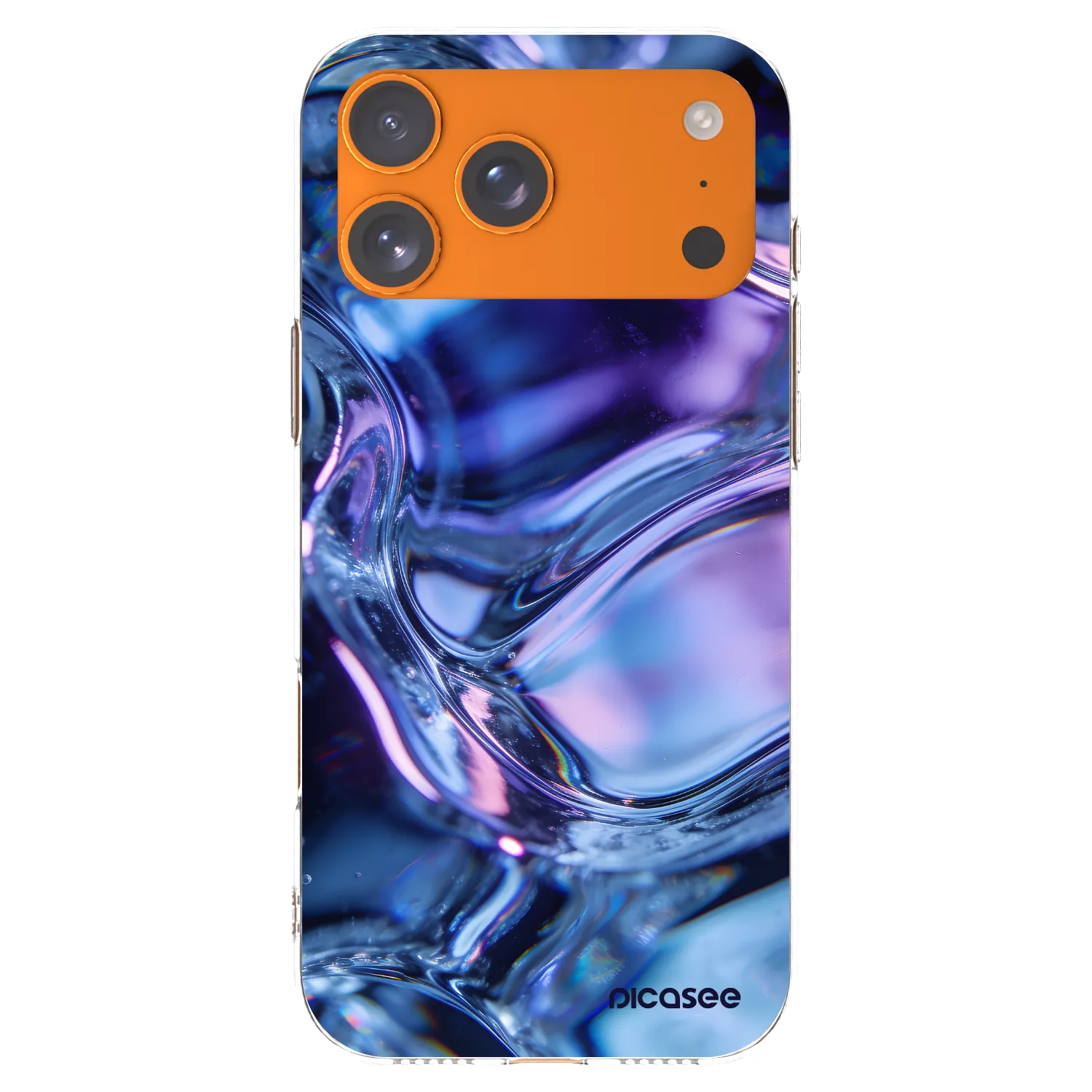 Picasee silikonski prozorni ovitek za Apple iPhone 17 Pro Max - Iris liquid