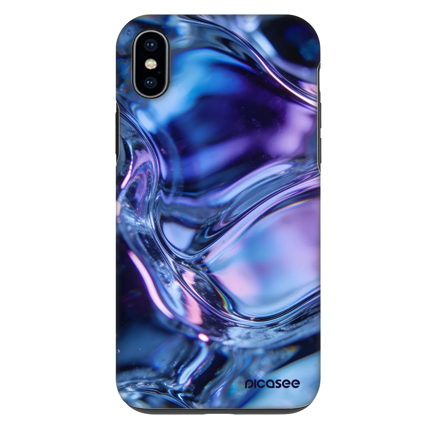 Picasee Fashion Case za Apple iPhone XS Max - Iris liquid