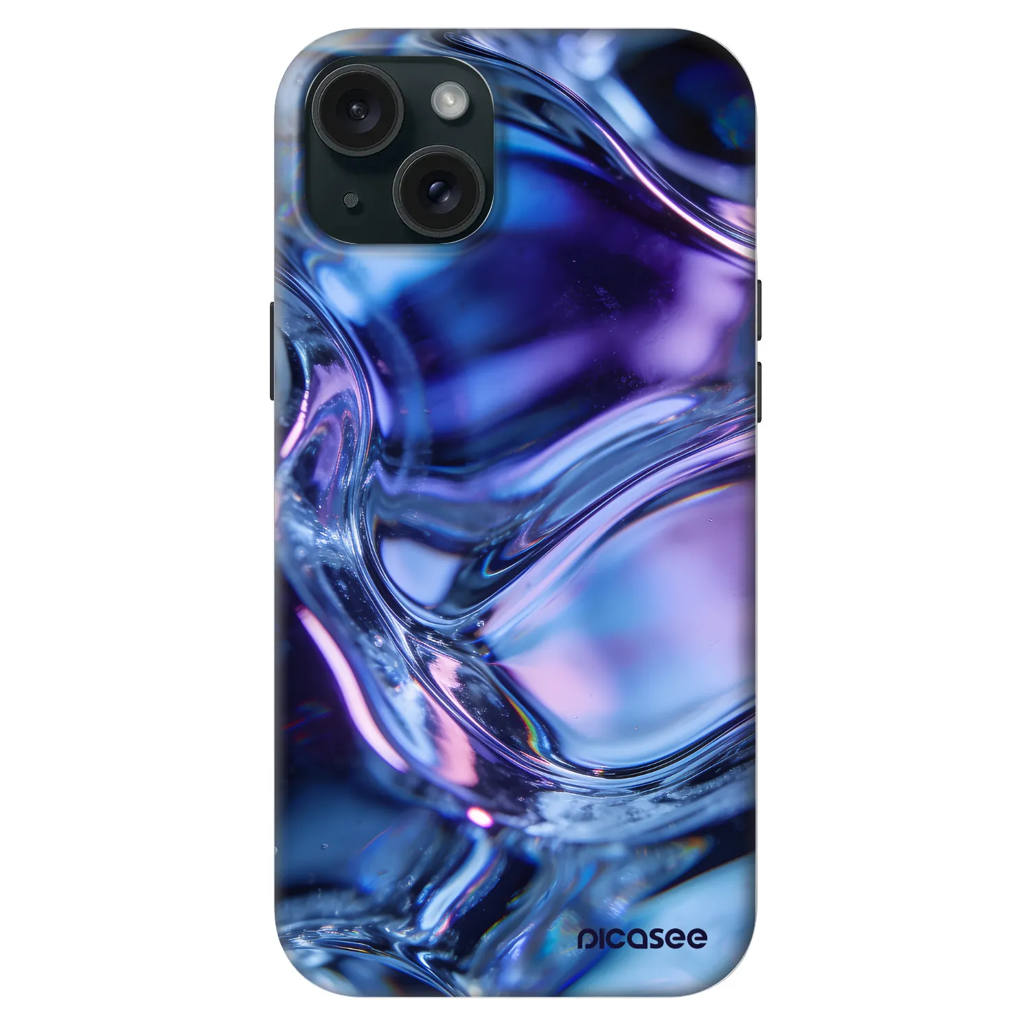 Picasee Fashion Case MagSafe za Apple iPhone 15 Plus - Iris liquid