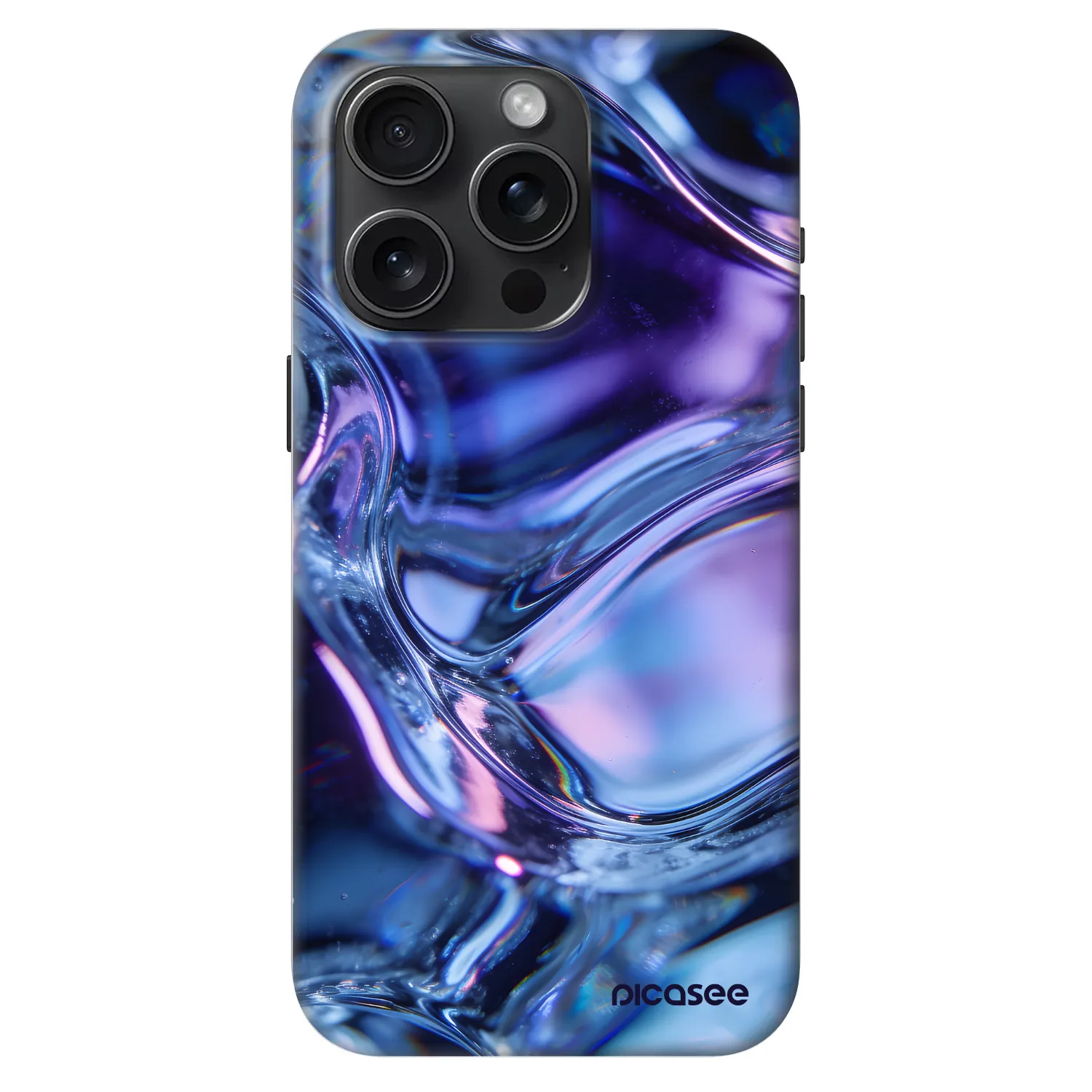 Picasee Fashion Case MagSafe za Apple iPhone 15 Pro - Iris liquid