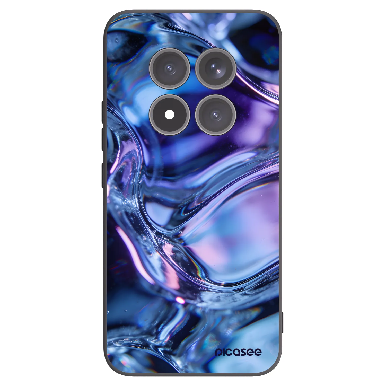 Picasee silikonski črni ovitek za Xiaomi Redmi Note 15 Pro+ - Iris liquid