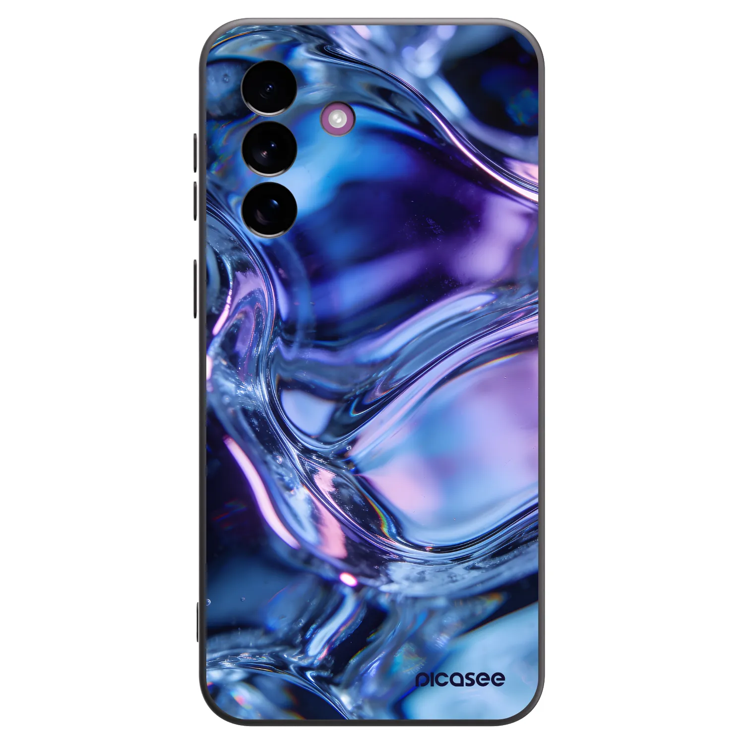 Picasee silikonski črni ovitek za Samsung Galaxy A37 - Iris liquid