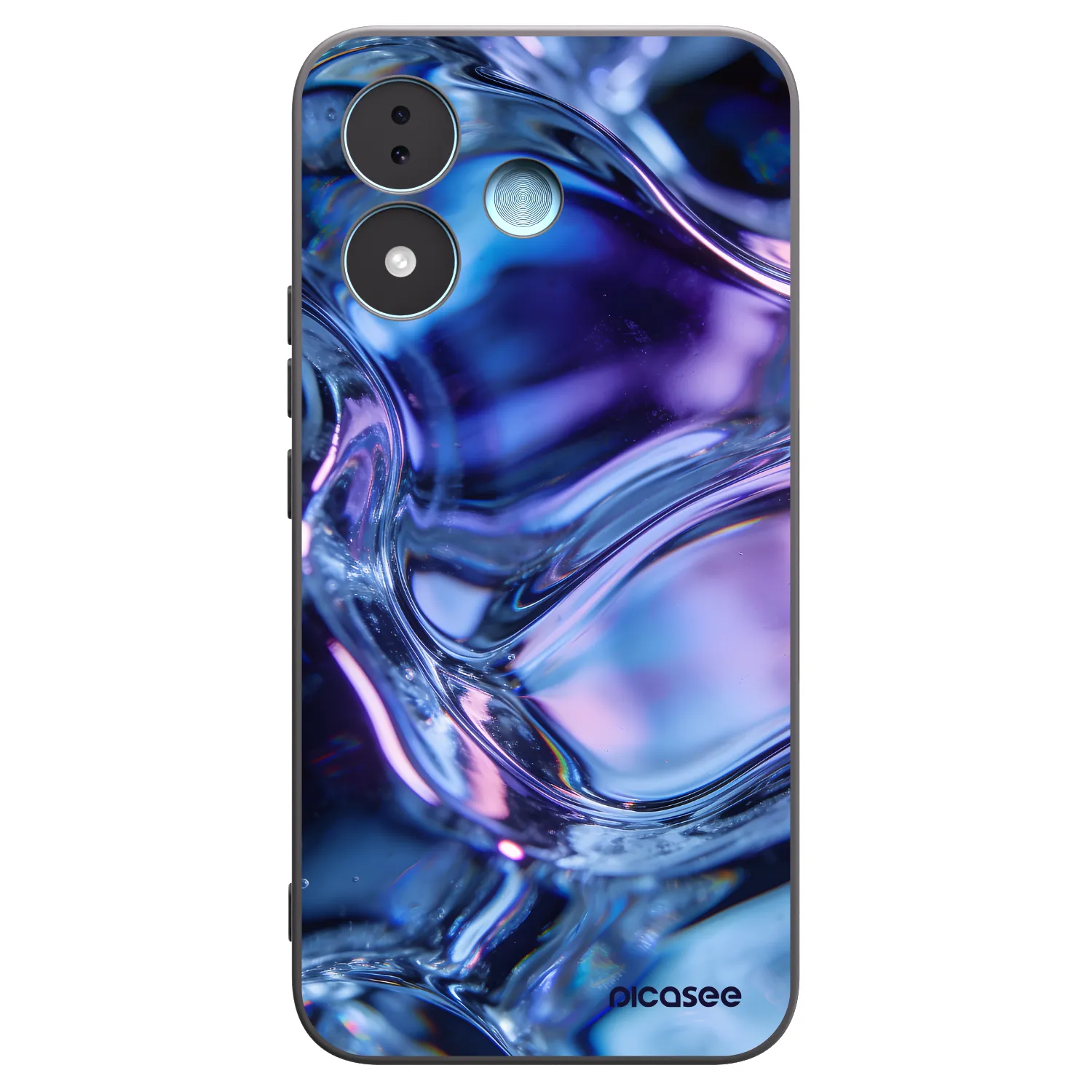 Picasee silikonski črni ovitek za Xiaomi Redmi Note 17 5G - Iris liquid