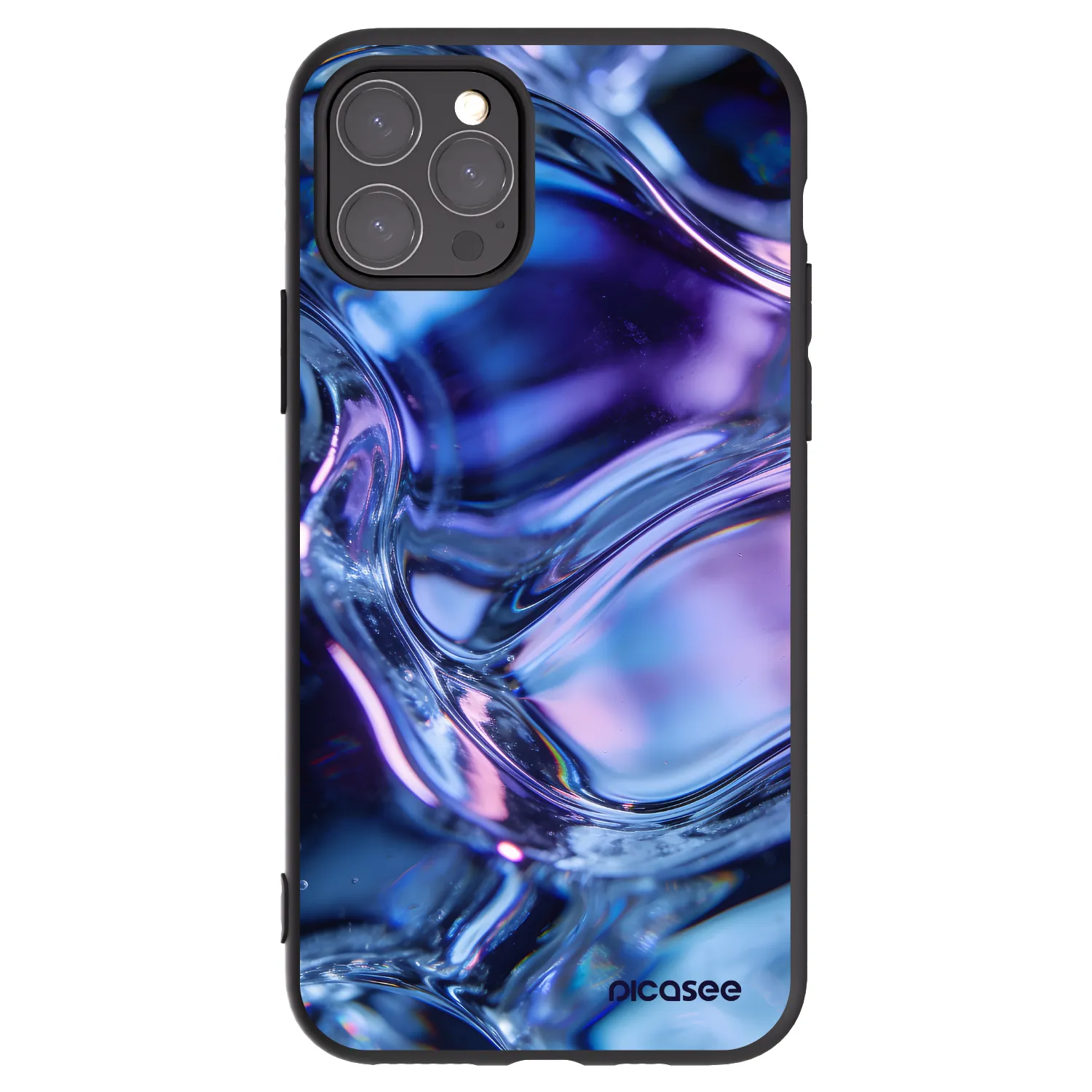 Picasee silikonski črni ovitek za Apple iPhone 11 Pro - Iris liquid