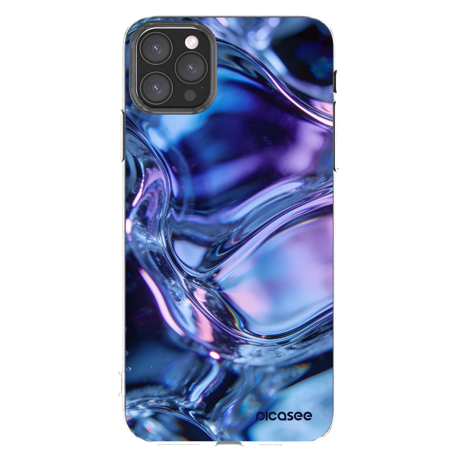 Picasee silikonski prozorni ovitek za Apple iPhone 11 Pro Max - Iris liquid