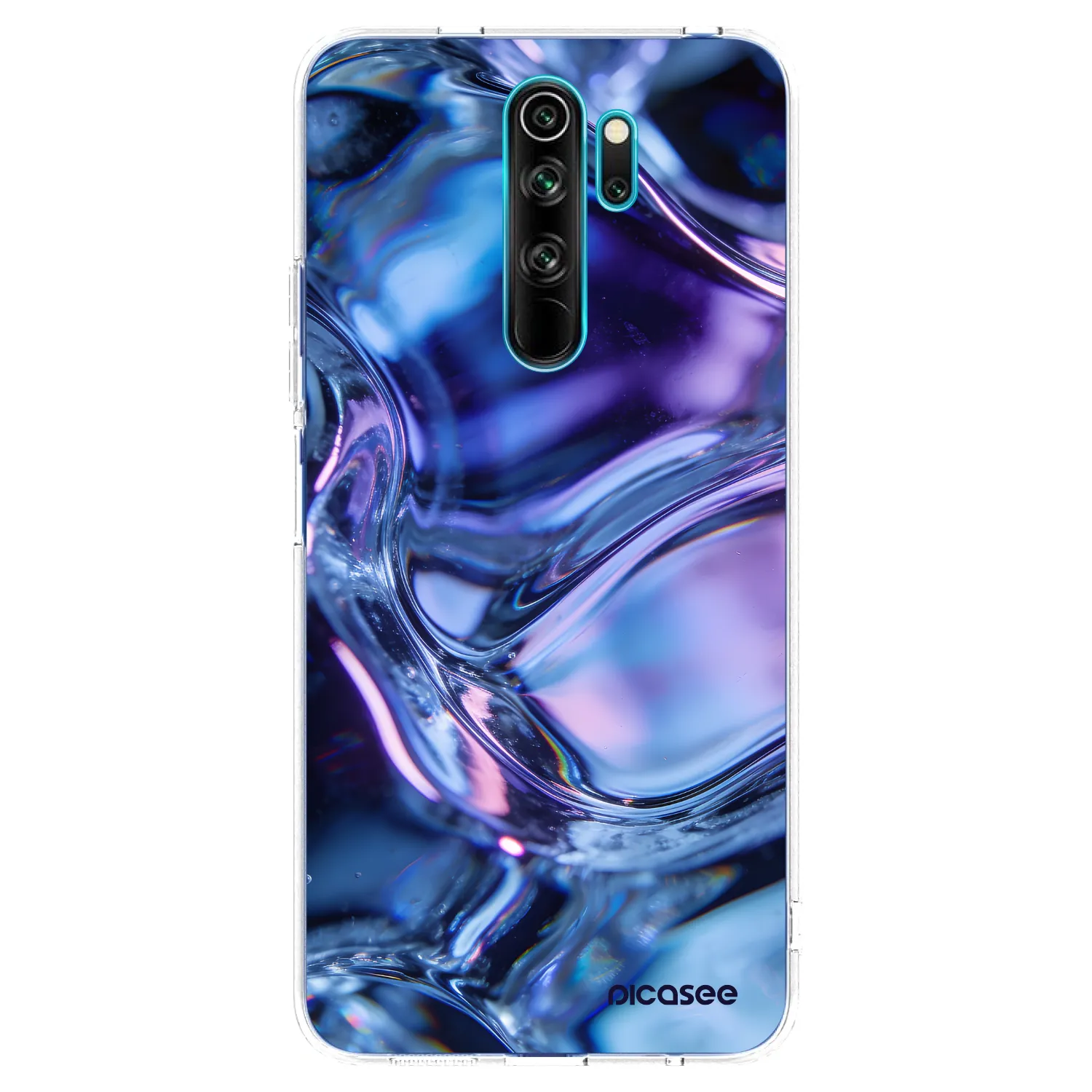 Picasee silikonski prozorni ovitek za Xiaomi Redmi Note 8 Pro - Iris liquid