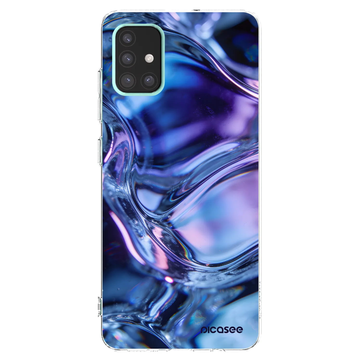 Picasee silikonski prozorni ovitek za Samsung Galaxy A51 A515F - Iris liquid