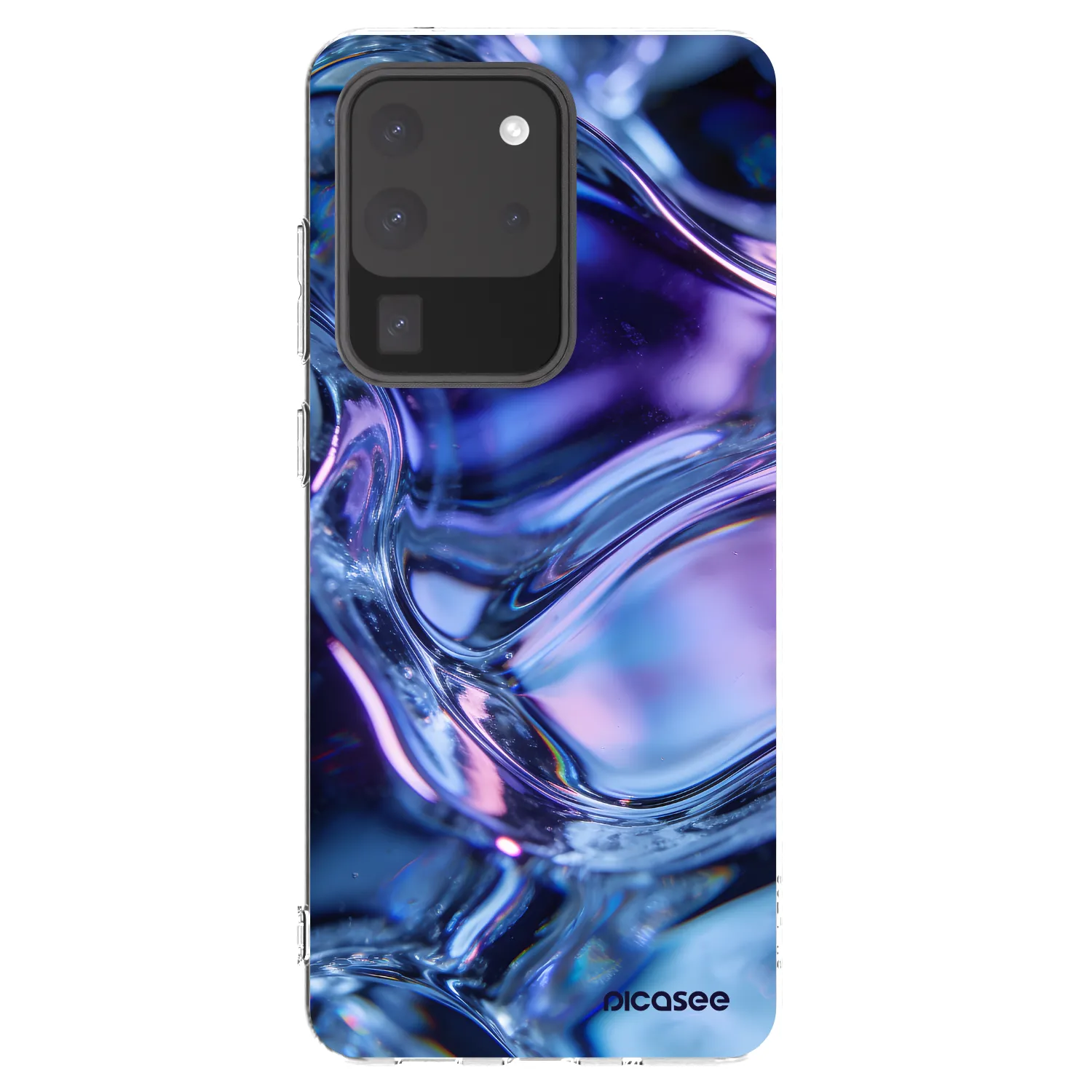 Picasee silikonski prozorni ovitek za Samsung Galaxy S20 Ultra 5G G988F - Iris liquid