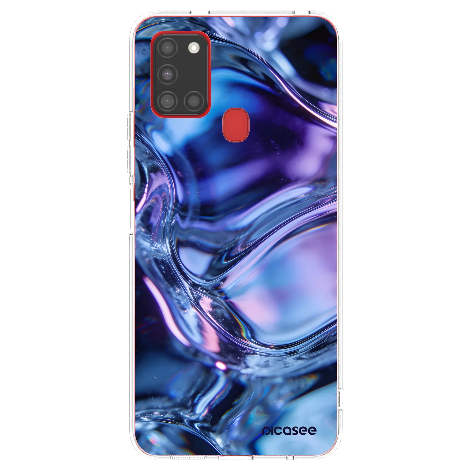 Picasee silikonski prozorni ovitek za Samsung Galaxy A21s - Iris liquid