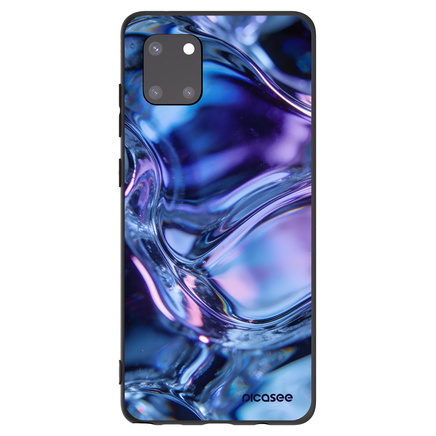 Picasee silikonski črni ovitek za Samsung Galaxy Note 10 Lite N770F - Iris liquid