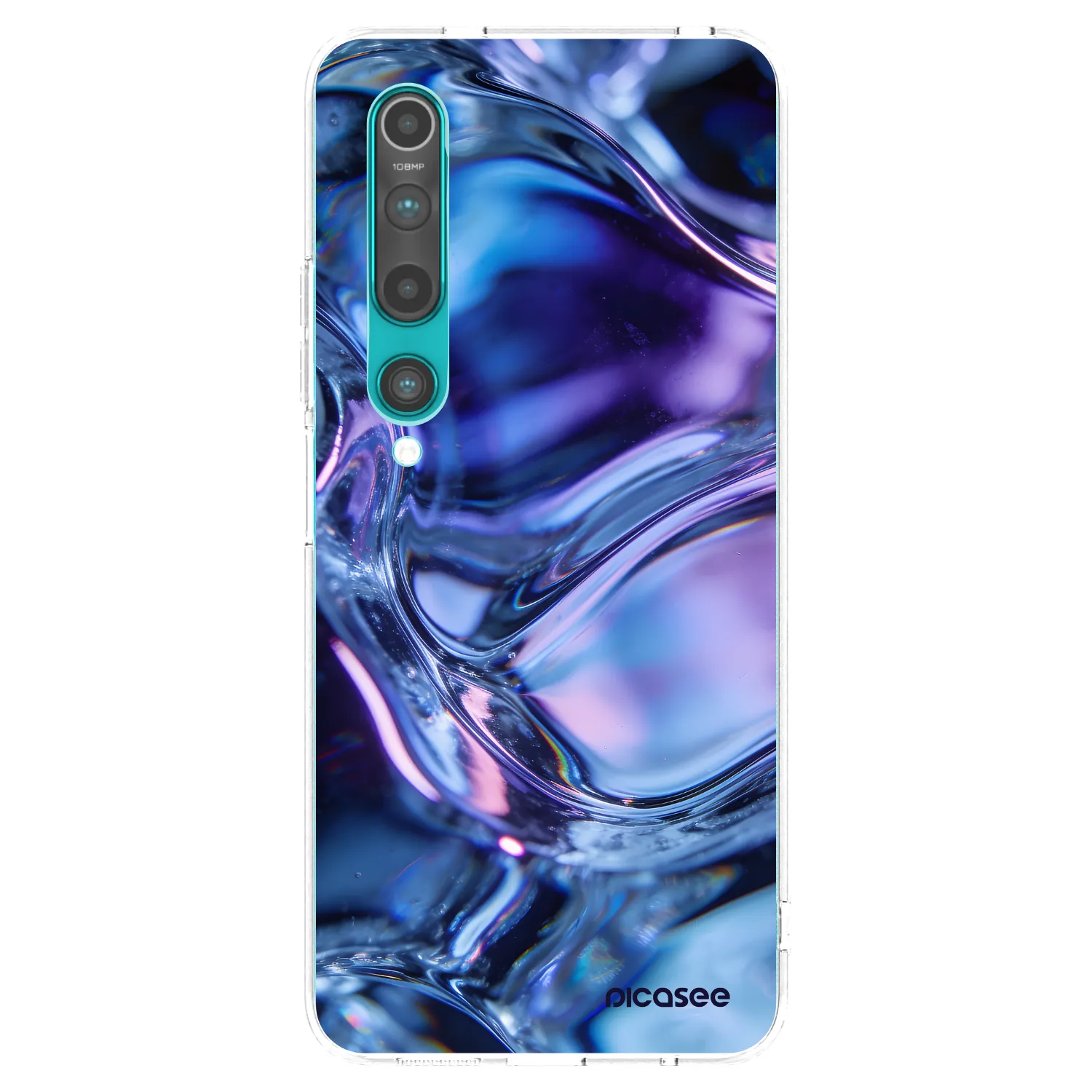 Picasee silikonski prozorni ovitek za Xiaomi Mi 10 - Iris liquid