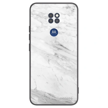 Ovitek za Motorola Moto G9 Play - White marble