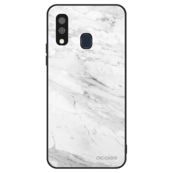 Ovitek za Samsung Galaxy A40 A405F - White marble