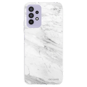 Picasee silikonski prozorni ovitek za Samsung Galaxy A32 4G SM-A325F - White marble