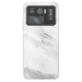 Picasee silikonski prozorni ovitek za Xiaomi Mi 11 Ultra - White marble