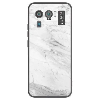 Picasee silikonski črni ovitek za Xiaomi Mi 11 Ultra - White marble