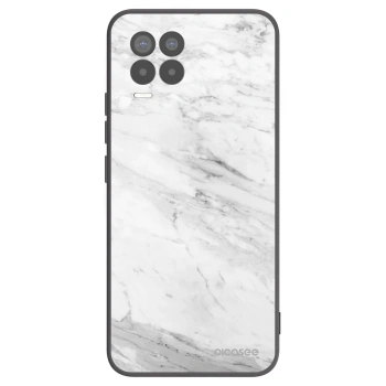 Ovitek za Realme 8 4G - White marble
