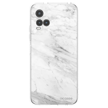 Picasee silikonski prozorni ovitek za Vivo Y33s - White marble