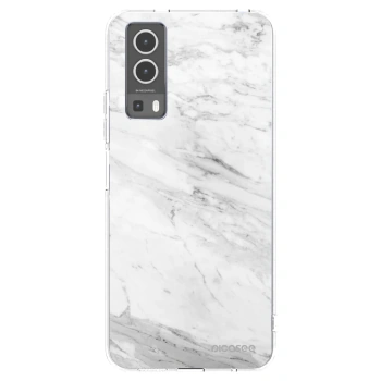 Picasee silikonski prozorni ovitek za Vivo Y72 5G - White marble