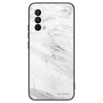 Picasee silikonski črni ovitek za Realme GT Master Edition 5G - White marble