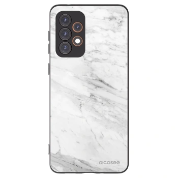 Picasee silikonski črni ovitek za Samsung Galaxy A33 5G A336 - White marble