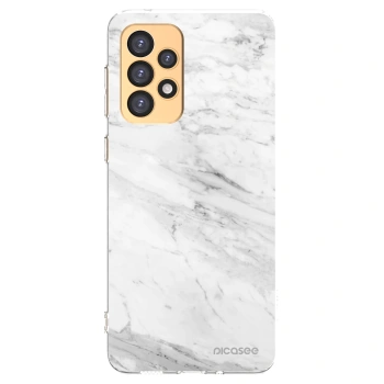 Picasee silikonski prozorni ovitek za Samsung Galaxy A33 5G A336 - White marble