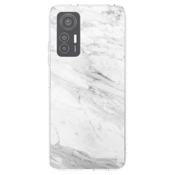 Picasee silikonski prozorni ovitek za Xiaomi 12 Lite - White marble