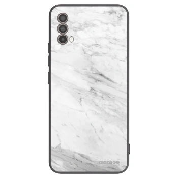 Ovitek za Motorola Moto E40 - White marble