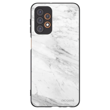 Picasee silikonski črni ovitek za Samsung Galaxy A23 A235F 4G - White marble