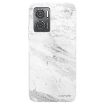 Picasee silikonski prozorni ovitek za Xiaomi Redmi 10 5G - White marble