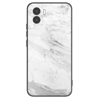 Picasee silikonski črni ovitek za Xiaomi Redmi A1 - White marble