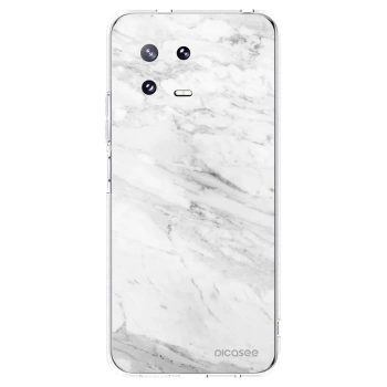 Picasee silikonski prozorni ovitek za Xiaomi 13 Pro - White marble