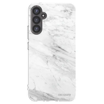 Picasee silikonski prozorni ovitek za Samsung Galaxy A34 5G A346B - White marble