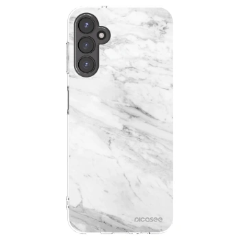 Picasee silikonski prozorni ovitek za Samsung Galaxy A14 4G A145R - White marble