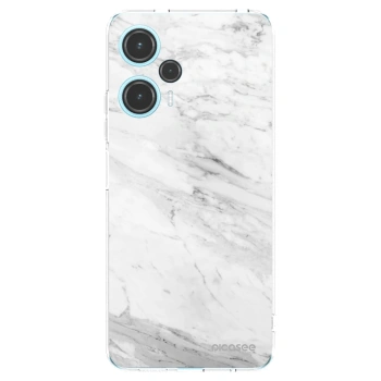 Picasee silikonski prozorni ovitek za Xiaomi Poco F5 - White marble