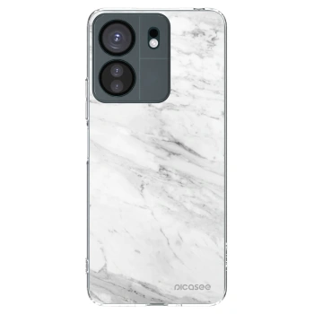 Picasee silikonski prozorni ovitek za Xiaomi Redmi 13C 4G - White marble