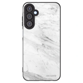 Picasee silikonski črni ovitek za Samsung Galaxy A25 A256B 5G - White marble