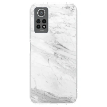 Picasee silikonski prozorni ovitek za Xiaomi Redmi Note 12 Pro 4G - White marble