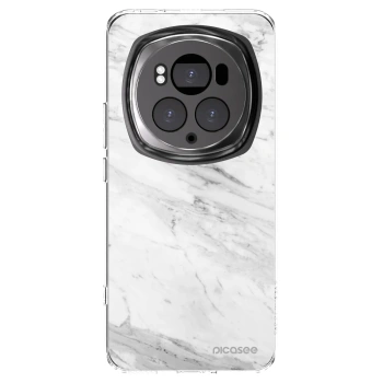 Picasee silikonski prozorni ovitek za Honor Magic6 Pro - White marble