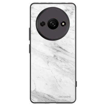 Picasee silikonski črni ovitek za Xiaomi Redmi A3 - White marble