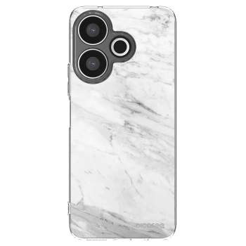 Picasee silikonski prozorni ovitek za Xiaomi Redmi 13 4G - White marble