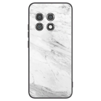 Picasee silikonski črni ovitek za OnePlus 11 5G - White marble