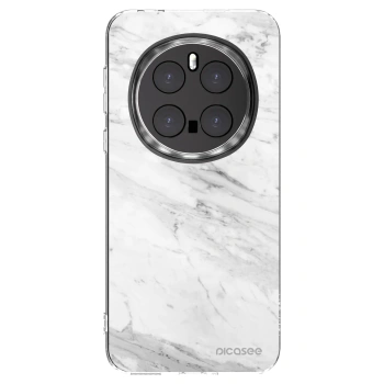 Picasee silikonski prozorni ovitek za Honor Magic7 Pro 5G - White marble