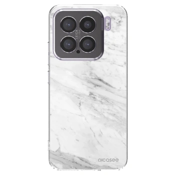 Picasee silikonski prozorni ovitek za Xiaomi 15 - White marble