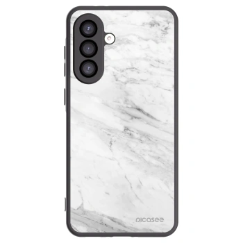 Picasee silikonski črni ovitek za Samsung Galaxy A26 5G A266B - White marble