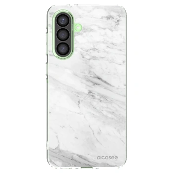 Picasee silikonski prozorni ovitek za Samsung Galaxy A26 5G A266B - White marble