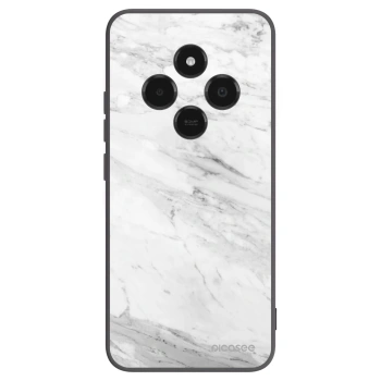 Picasee silikonski črni ovitek za Xiaomi Poco C75 - White marble