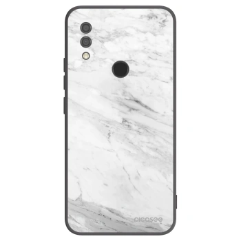 Picasee silikonski črni ovitek za Xiaomi Redmi 7 - White marble