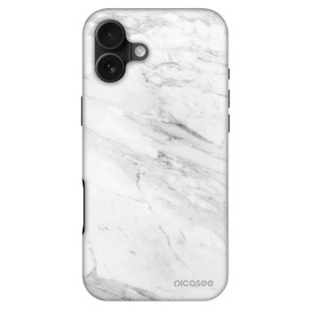 Ovitek za Apple iPhone 16 Plus - White marble